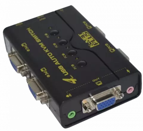 سوییچ 4 پورت KVM کی نت پلاس مدل KP-U624