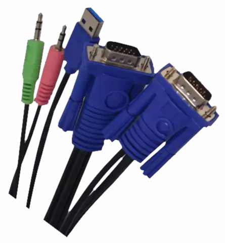 سوییچ 4 پورت KVM کی نت پلاس مدل KP-U624