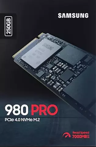 حافظه SSD اینترنال 250 گیگابایت Samsung مدل  980 PRO NVMe M.2