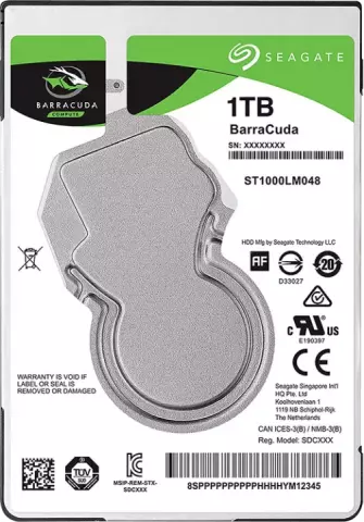 هارد لپ تاپ 1 ترابایت SEAGATE مدل BARRACUDA ST1000LM048