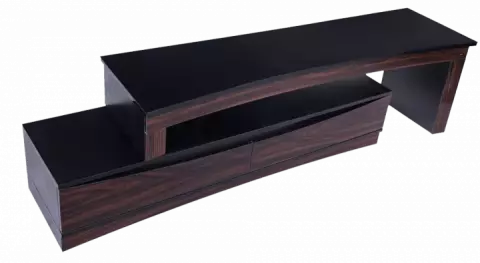 میز تلویزیون کرال استند مدل Z-140 GLASS