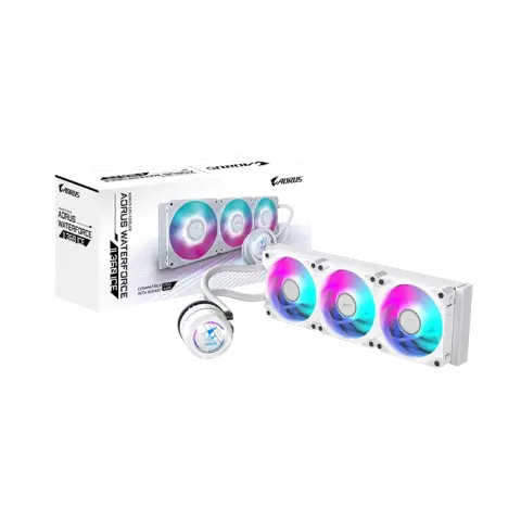 خنک کننده پردازنده  GIGABYTE مدل AORUS WATERFORCE II 360 ICE