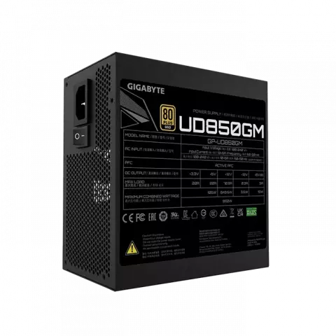 پاور 850 وات Gigabyte مدل UD850GM PG5 (rev. 2.0) 80Plus Gold