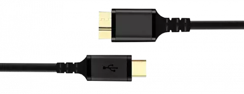 کابل هارد اکسترنال 0.6 متری Type-C به Micro B کی نت پلاس مدل KP-CUCMHDD06