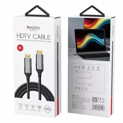 کابل 1.8 متری HDMI یسیدو مدل HM11
