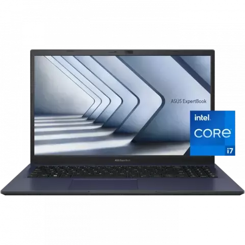 لپ تاپ 15.6 اینچ Asus مدل ExpertBook B1 B1502CBA-NJ2411 (i7 1255U-16GB-1TB SSD-FHD-Backlight-fingerprint-Mouse-bag)