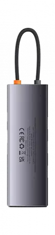 هاب 8 پورت Baseus مدل Metal Gleam BS-OH045 8 in 1