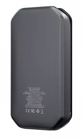 پاور بانک و جامپ استارتر خودرو 12000 میلی‌آمپر ساعت Baseus مدل Super Energy Car Jump Starter Pro CRJS03