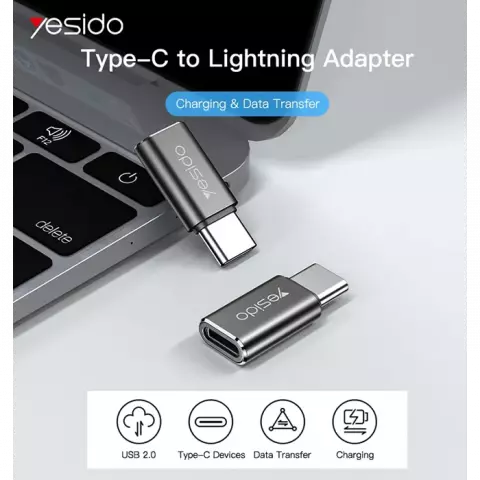 تبدیل Lightning به Type-C یسیدو مدل GS22