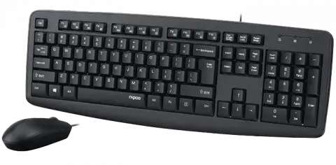 کیبورد و موس سیمی Rapoo مدل NX1600