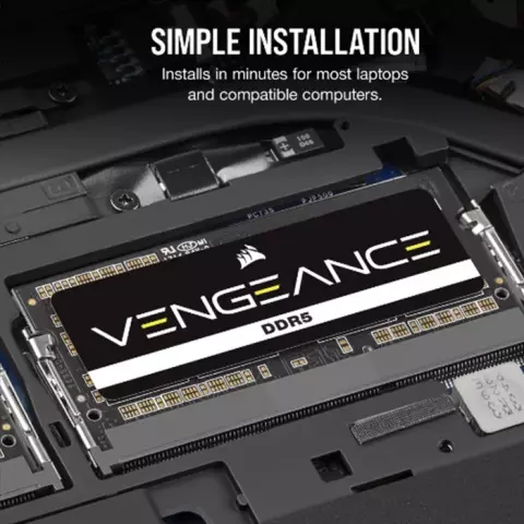 رم لپ تاپ (8GB*1) 8 گیگابایت Corsair مدل VENGEANCE DDR5 4800MHz
