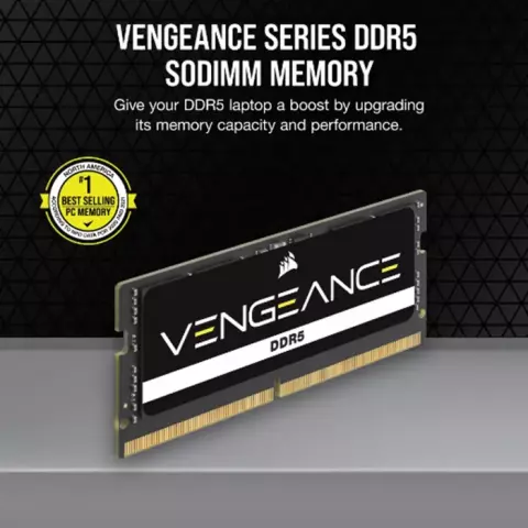 رم لپ تاپ (8GB*1) 8 گیگابایت Corsair مدل VENGEANCE DDR5 4800MHz