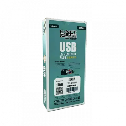 کابل شارژ 1 متری Type-C کی نت پلاس مدل KP-CUCM4010