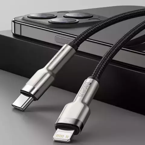 کابل شارژ 2 متری Type-C به Lightning  باسئوس مدل CATJK-B01