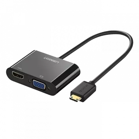 کابل تبدیل HDMI به VGA و HDMI یوگرین مدل CM101-40744