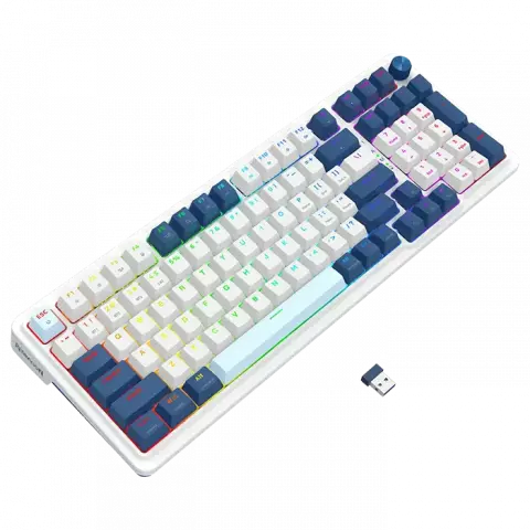 کیبورد بی سیم گیمینگ Redragon مدل EISA K686 PRO با سوییچ قرمز