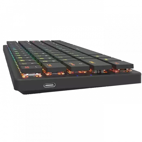 کیبورد بی سیم گیمینگ Redragon مدل Elise Pro K624P-KBS با سوییچ آبی