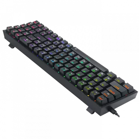 کیبورد سیمی گیمینگ Redragon مدل Pollux K628 RGB با سوییچ قرمز
