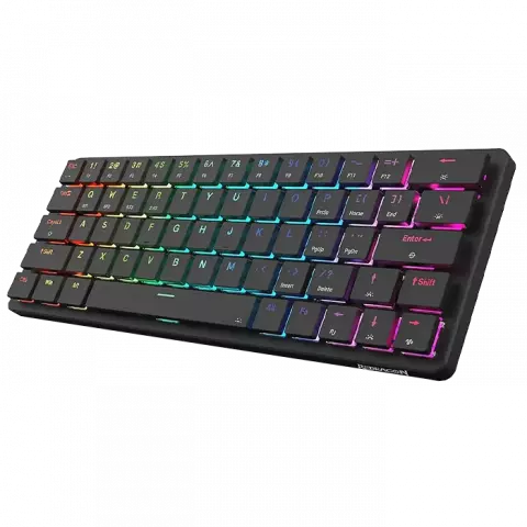 کیبورد بی سیم گیمینگ Redragon مدل Elise Pro K624P-KRS با سوییچ قرمز