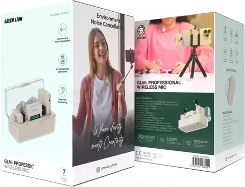 میکروفون یقه‌ای Green Lion مدل GNPGLMMICWH