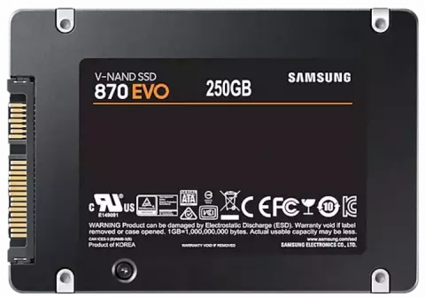حافظه SSD اینترنال 250 گیگابایت Samsung مدل  870 EVO