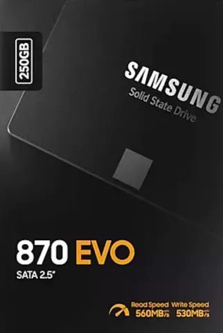 حافظه SSD اینترنال 250 گیگابایت Samsung مدل  870 EVO