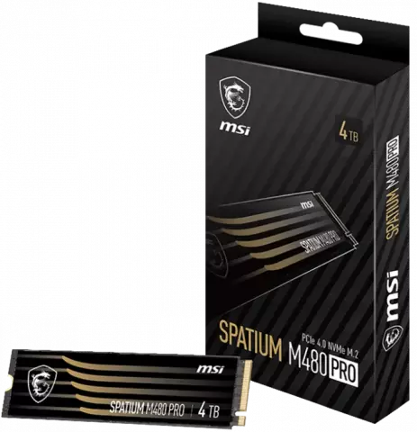 حافظه SSD اینترنال 4 ترابایت MSI مدل SPATIUM M480 PRO NVMe M.2
