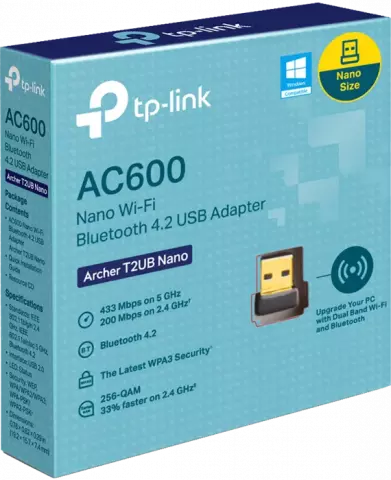 دانگل شبکه Tp-Link مدل Archer T2UB Nano