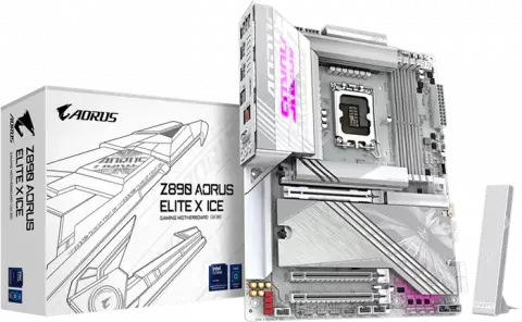 مادربرد  GIGABYTE مدل  Z890 AORUS ELITE X ICE