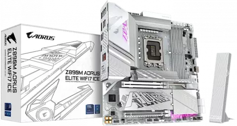 مادربرد  GIGABYTE مدل  Z890M AORUS ELITE WIFI7 ICE