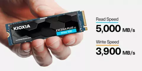 حافظه SSD اینترنال 1 ترابایت KIOXIA مدل  EXCERIA PLUS G3 NVMe M.2 (SSD نسل چهار)