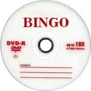 دی وی دی خام BINGO مدل DVD-R 16X