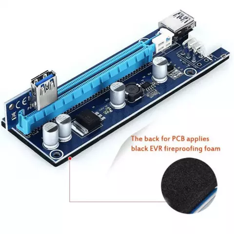 رایزر گرافیک PCI-E 1X به 16X مدل VER 007