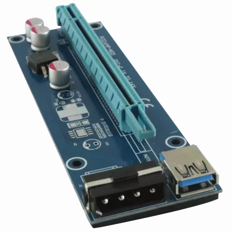 رایزر گرافیک PCI-E 1X به 16X مدل VER 006