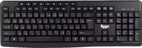 کیبورد و موس بی سیم Liggo مدل KW807