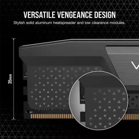رم دسکتاپ (16GB*2) 32 گیگابایت Corsair مدل VENGEANCE DDR5 6000MHz