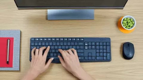 کیبورد و موس بی سیم Logitech مدل MK235