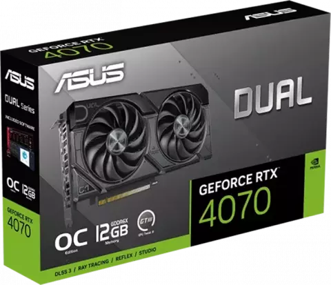 کارت گرافیک ASUS مدل Dual GeForce RTX 4070 EVO OC Edition 12GB GDDR6