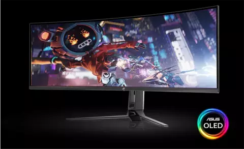 مانیتور گیمینگ منحنی 49 اینچ Asus مدل ROG Swift OLED PG49WCD