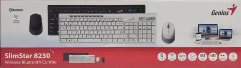 کیبورد و موس بی سیم Genius مدل SlimStar 8230