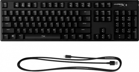 کیبورد سیمی گیمینگ HyperX مدل Alloy Origins با سوئیچ‌ آبی