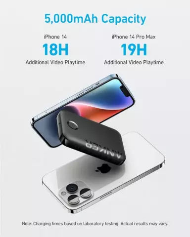 پاوربانک 5000 میلی آمپر ساعت Anker مدل PowerCore 5K 321 MagGo Battery A1616
