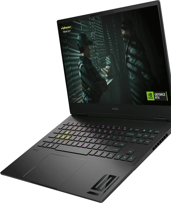 لپ تاپ گیمینگ 16.1 اینچ HP مدل OMEN 16-WF0083DX (i9 13900H-16GB-1TB SSD-FHD-RTX4060-Backlight-Mouse) به همراه موس HP
