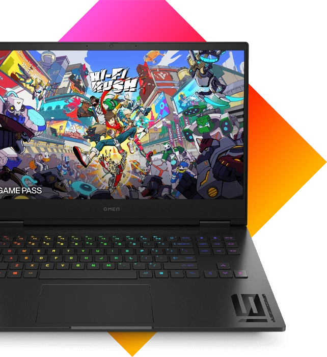 لپ تاپ گیمینگ 16.1 اینچ HP مدل OMEN 16-WF0083DX (i9 13900H-16GB-1TB SSD-FHD-RTX4060-Backlight-Mouse) به همراه موس HP