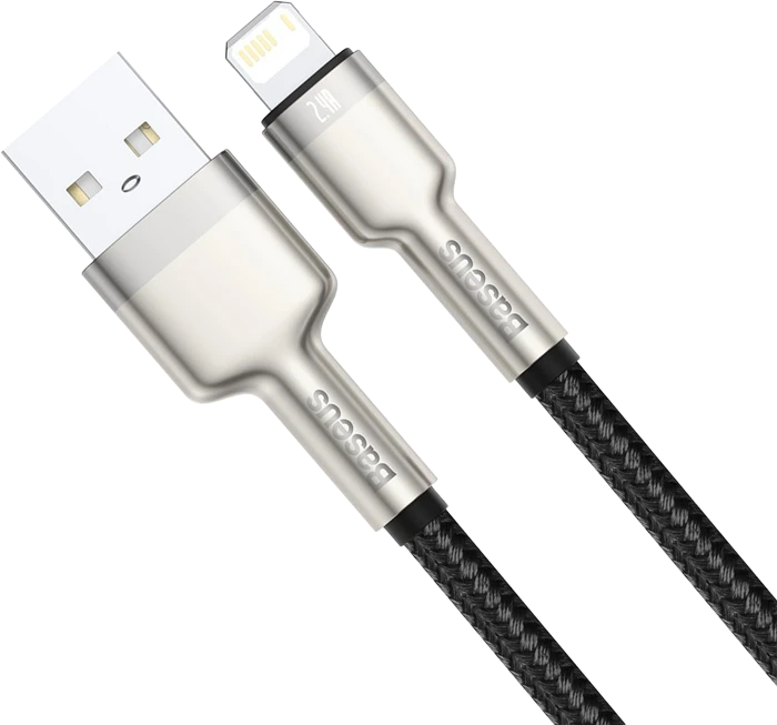کابل شارژ 2 متری باسئوس USB به Lightning مدل CAFULE CALJK-B01