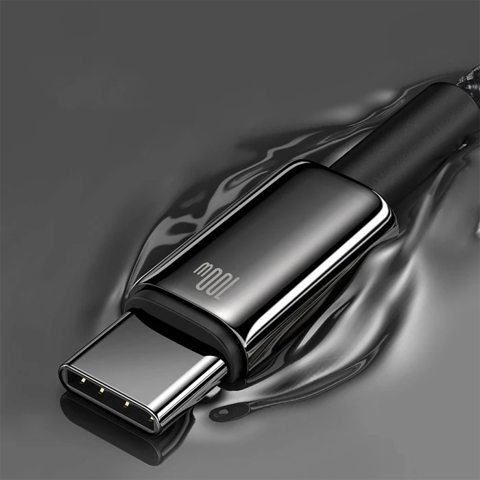 کابل شارژ 2 متری USB به Type-C باسئوس مدل TUNGSTEN GOLD CAWJ000101