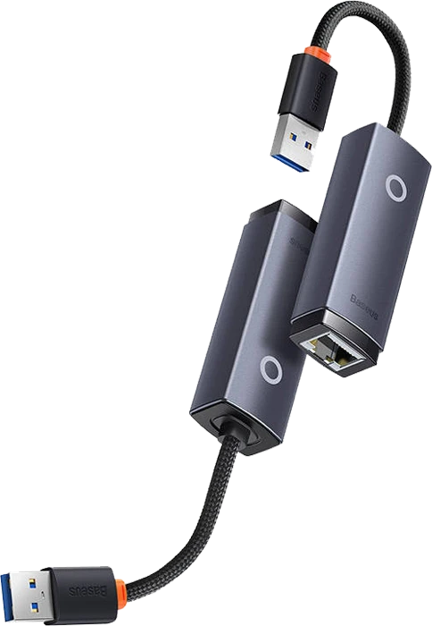 کابل تبدیل 20 سانتی متری USB به LAN باسئوس مدل AIRJOY