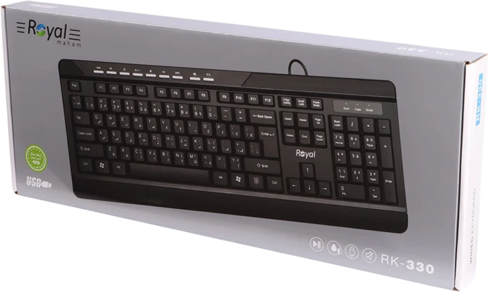 کیبورد سیمی Royal مدل RK330