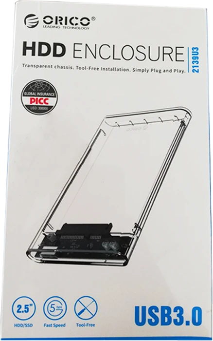 باکس هارد 2.5 اينچ ORICO مدل 2139U3-CR-BP