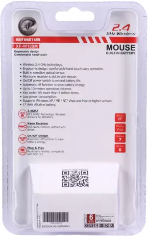 موس بی سیم XP Product مدل  XP-W180M